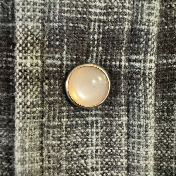 Vintage Pendleton High Grade Western Shirt Men Plaid Pearl Snap Wool Sz Medium - Picture 6 of 9